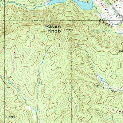 United States Geological Survey Bottom, NC (2000, 24000-Scale) digital map
