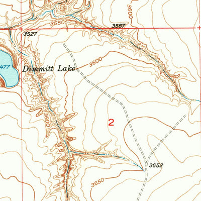 United States Geological Survey Bottomless Lakes, NM (1950, 24000-Scale) digital map