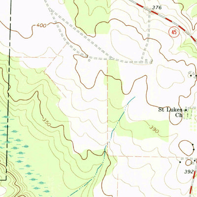 United States Geological Survey Bottsford, GA (1973, 24000-Scale) digital map