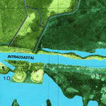 United States Geological Survey Boudreaux Lake, LA (1982, 24000-Scale) digital map