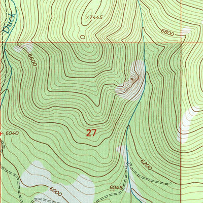 United States Geological Survey Boulder Baldy, MT (2001, 24000-Scale) digital map