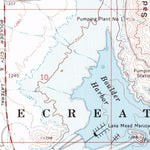 United States Geological Survey Boulder Beach, NV-AZ (1970, 24000-Scale) digital map