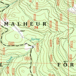 United States Geological Survey Boulder Butte, OR (1995, 24000-Scale) digital map