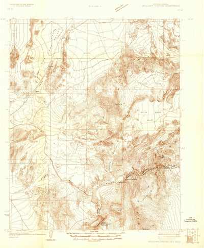United States Geological Survey Boulder Canyon, NV-AZ (1926, 96000-Scale) digital map