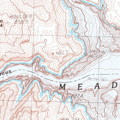 United States Geological Survey Boulder Canyon, NV-AZ (1983, 24000-Scale) digital map