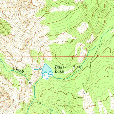 United States Geological Survey Boulder Chain Lakes, ID (1964, 24000-Scale) digital map