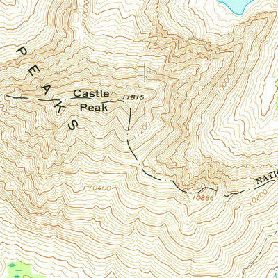 United States Geological Survey Boulder Chain Lakes, ID (1964, 24000-Scale) digital map