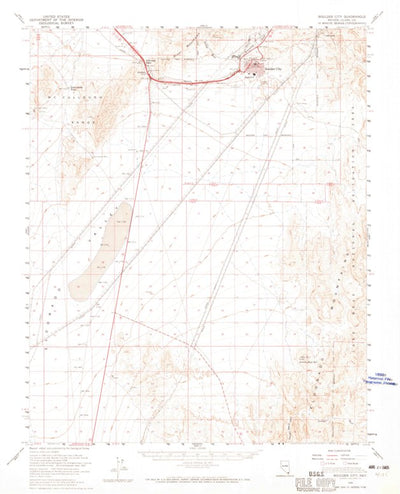 United States Geological Survey Boulder City, NV (1958, 62500-Scale) digital map