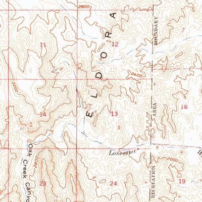 United States Geological Survey Boulder City, NV (1958, 62500-Scale) digital map