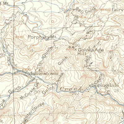 United States Geological Survey Boulder, CO (1902, 62500-Scale) digital map