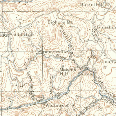 United States Geological Survey Boulder, CO (1902, 62500-Scale) digital map