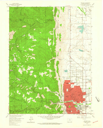 United States Geological Survey Boulder, CO (1957, 24000-Scale) digital map