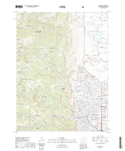 United States Geological Survey Boulder, CO (2022, 24000-Scale) digital map