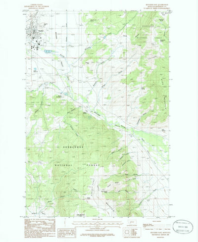 United States Geological Survey Boulder East, MT (1985, 24000-Scale) digital map