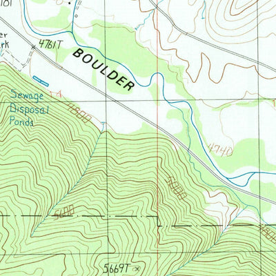 United States Geological Survey Boulder East, MT (1985, 24000-Scale) digital map