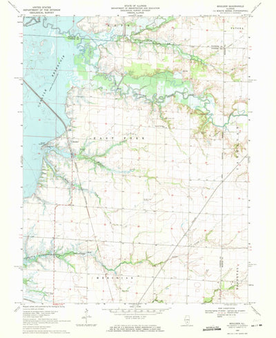 United States Geological Survey Boulder, IL (1969, 24000-Scale) digital map