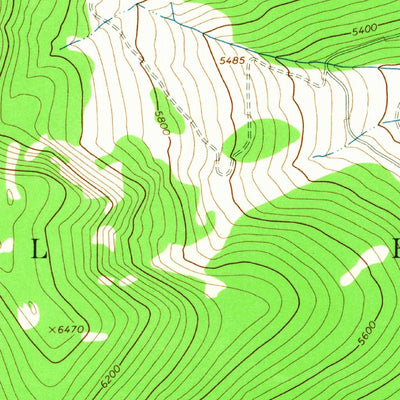 United States Geological Survey Boulder Lakes, MT (1963, 24000-Scale) digital map