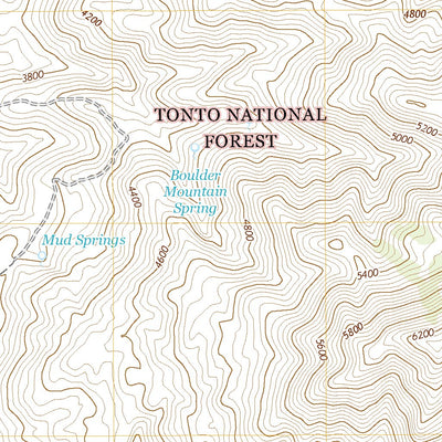 United States Geological Survey Boulder Mountain, AZ (2021, 24000-Scale) digital map