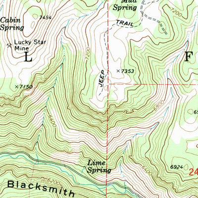 United States Geological Survey Boulder Mountain, UT (1969, 24000-Scale) digital map