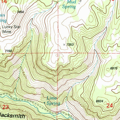 United States Geological Survey Boulder Mountain, UT (1998, 24000-Scale) digital map