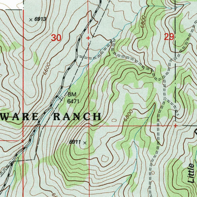 United States Geological Survey Boulder Mountain, UT (1998, 24000-Scale) digital map