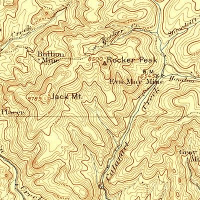 United States Geological Survey Boulder, MT (1899, 125000-Scale) digital map
