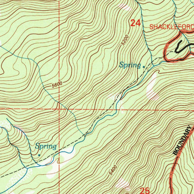 United States Geological Survey Boulder Peak, CA (2001, 24000-Scale) digital map