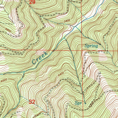 United States Geological Survey Boulder Peak, CA (2001, 24000-Scale) digital map