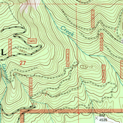 United States Geological Survey Boulder Peak, MT (1998, 24000-Scale) digital map