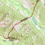 United States Geological Survey Boulder Peak, MT (1998, 24000-Scale) digital map