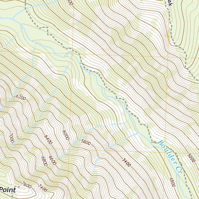 United States Geological Survey Boulder Peak, MT (2020, 24000-Scale) digital map