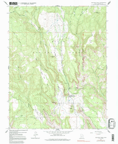 United States Geological Survey Boulder Town, UT (1964, 24000-Scale) digital map