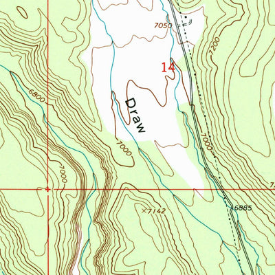 United States Geological Survey Boulder Town, UT (1964, 24000-Scale) digital map