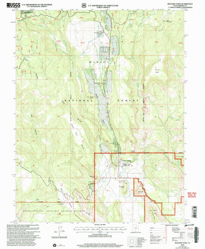 United States Geological Survey Boulder Town, UT (2002, 24000-Scale) digital map