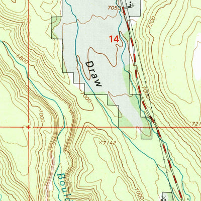 United States Geological Survey Boulder Town, UT (2002, 24000-Scale) digital map