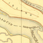 United States Geological Survey Bouldin Island, CA (1910, 31680-Scale) digital map