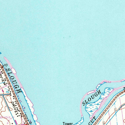 United States Geological Survey Bouldin Island, CA (1952, 24000-Scale) digital map