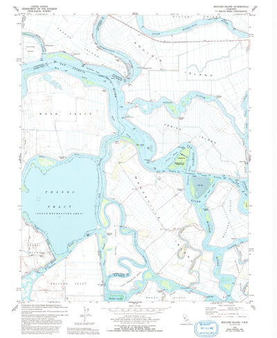United States Geological Survey Bouldin Island, CA (1978, 24000-Scale) digital map