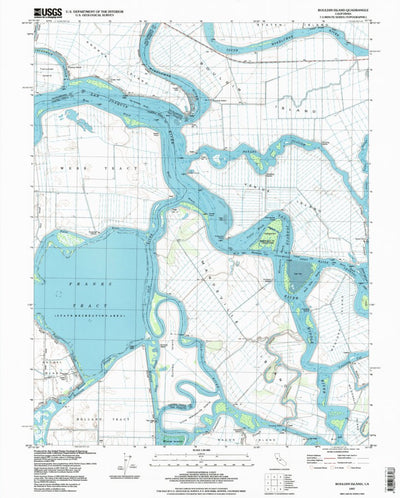 United States Geological Survey Bouldin Island, CA (1997, 24000-Scale) digital map