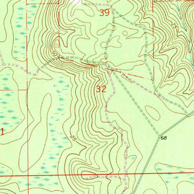United States Geological Survey Boulogne, FL-GA (1970, 24000-Scale) digital map