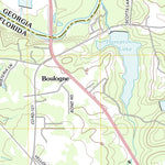 United States Geological Survey Boulogne, FL-GA (2012, 24000-Scale) digital map
