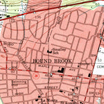 United States Geological Survey Bound Brook, NJ (1995, 24000-Scale) digital map