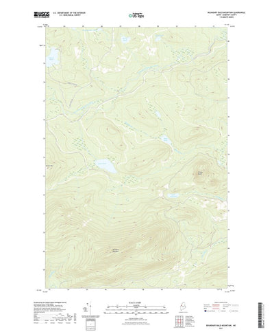 United States Geological Survey Boundary Bald Mountain, ME (2021, 24000-Scale) digital map