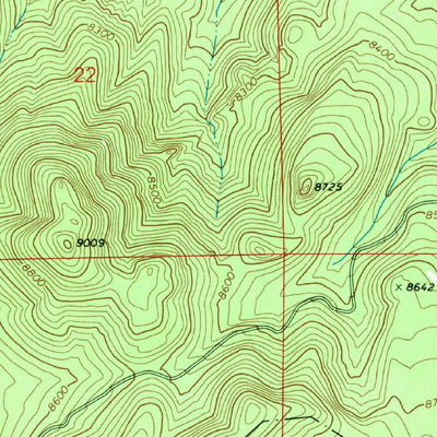 United States Geological Survey Boundary Butte, AZ (1968, 24000-Scale) digital map
