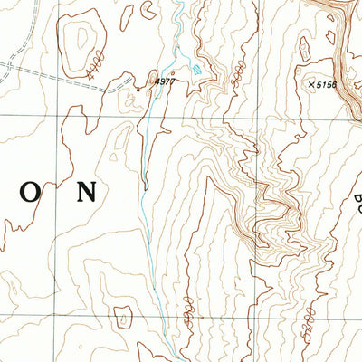United States Geological Survey Boundary Butte, UT (1989, 24000-Scale) digital map