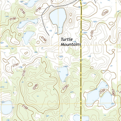 United States Geological Survey Boundary Lake, ND (2020, 24000-Scale) digital map