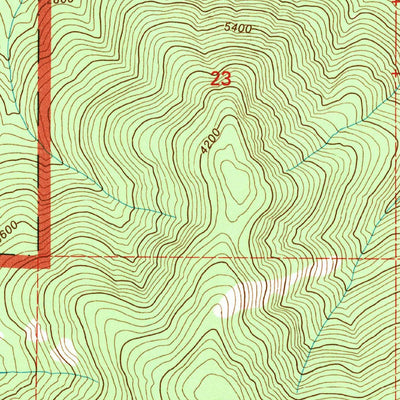 United States Geological Survey Boundary Mountain, WA (1992, 24000-Scale) digital map