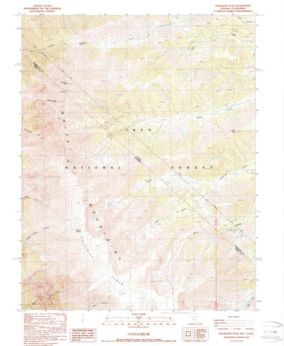 United States Geological Survey Boundary Peak, NV-CA (1987, 24000-Scale) digital map