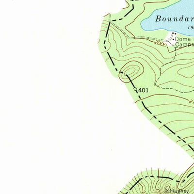 United States Geological Survey Boundary Pond, ME (1970, 24000-Scale) digital map