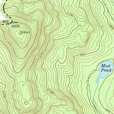 United States Geological Survey Boundary Pond, ME (1970, 24000-Scale) digital map